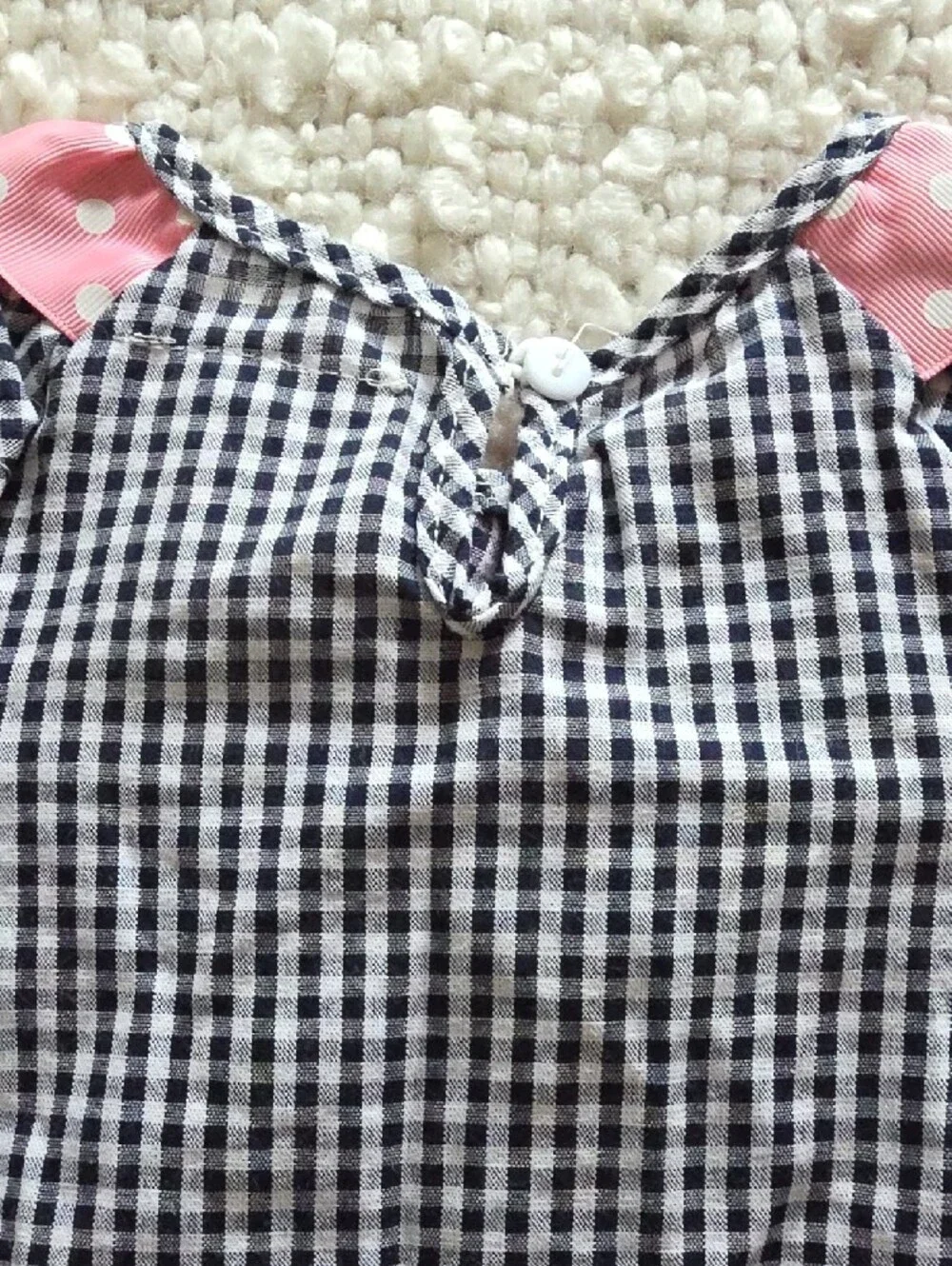 Rare Editions Pink and White Polka Dot Two-Piece Set sz 18M
